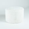 Coach Pouf Stool in Off White